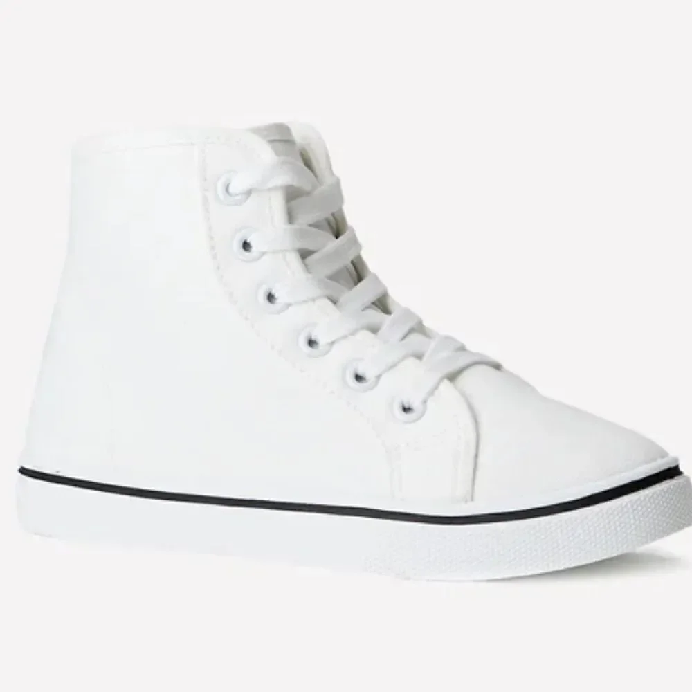 FABKIDS - Lace Up (Zipper side) High Top Sneaker